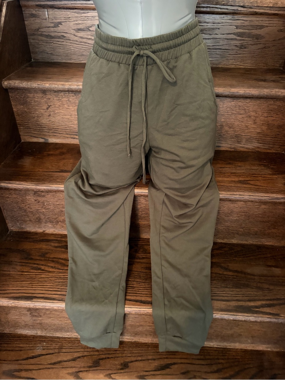 Gilli Olive Green Drawstring Track Joggers